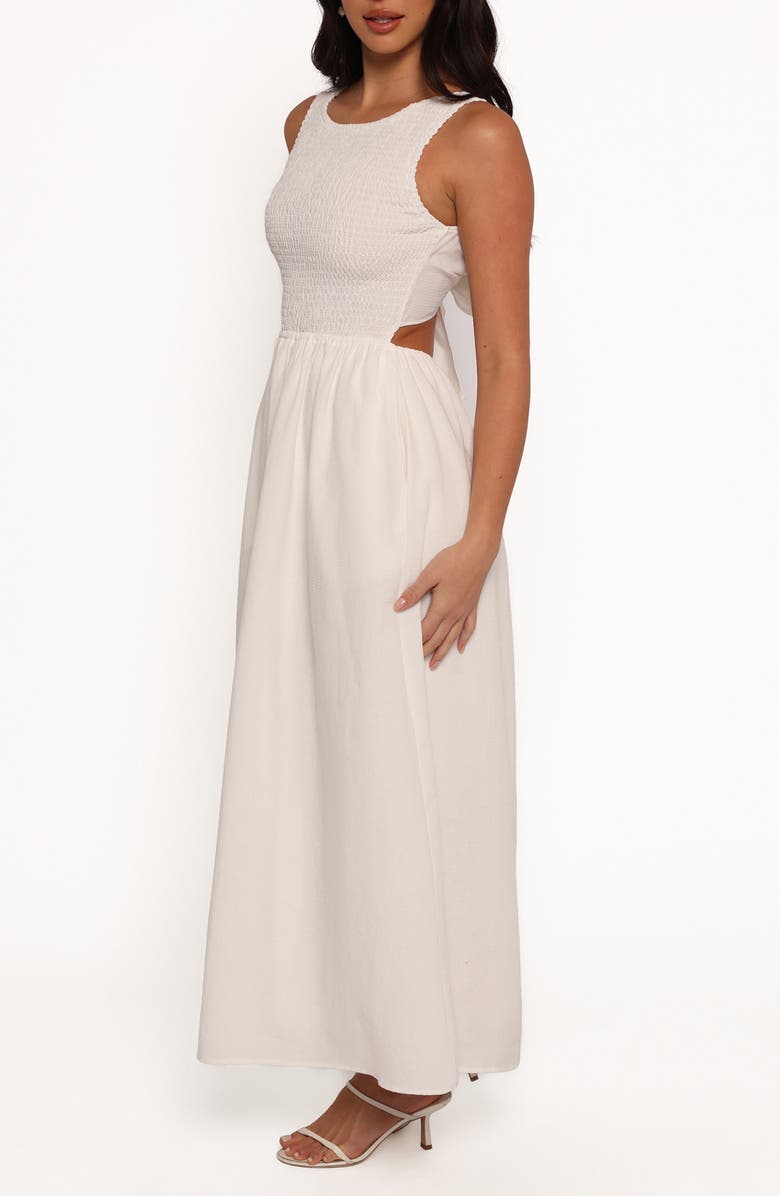 Petal & Pup Lillie Smocked Sundress, Alternate, color, White