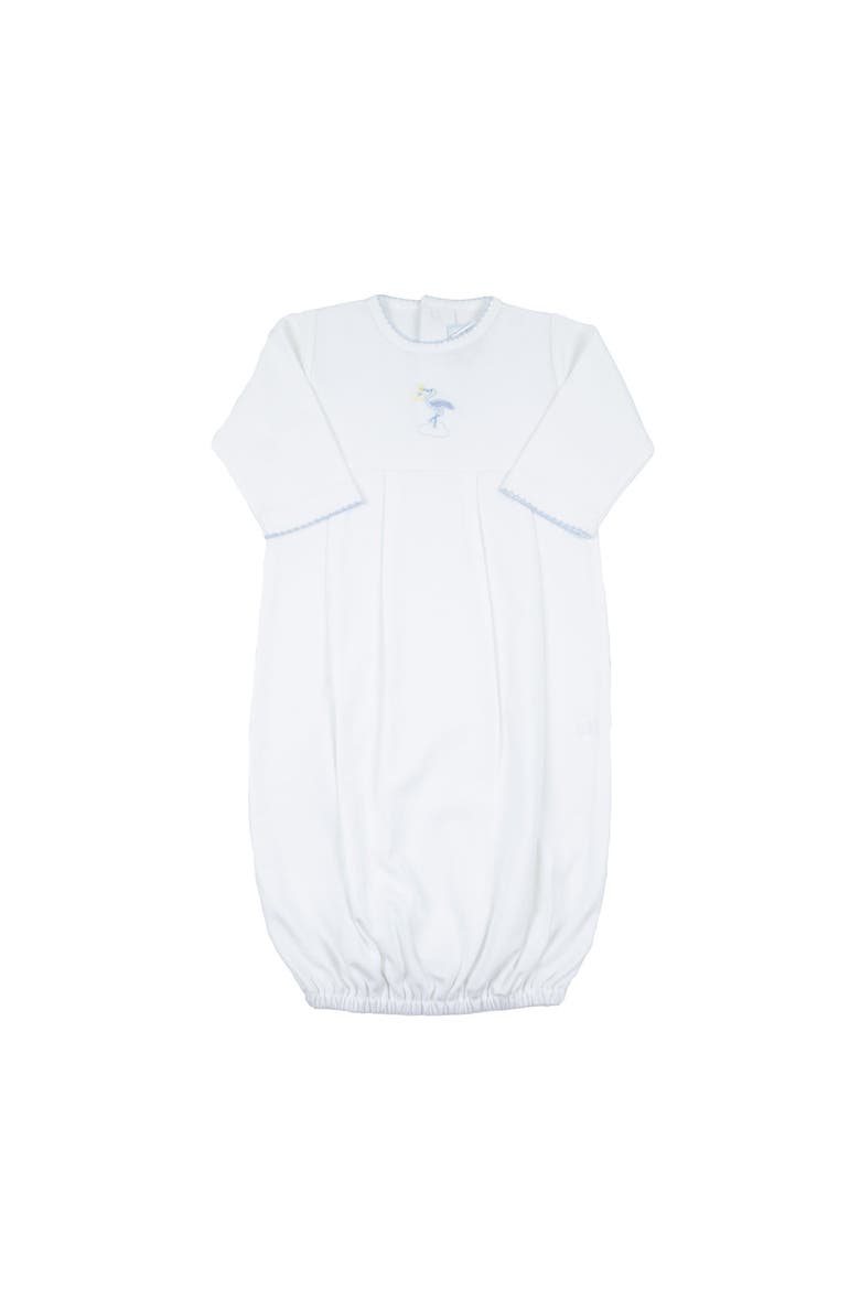 Just Delivered Gown, Main, color, White & Blue