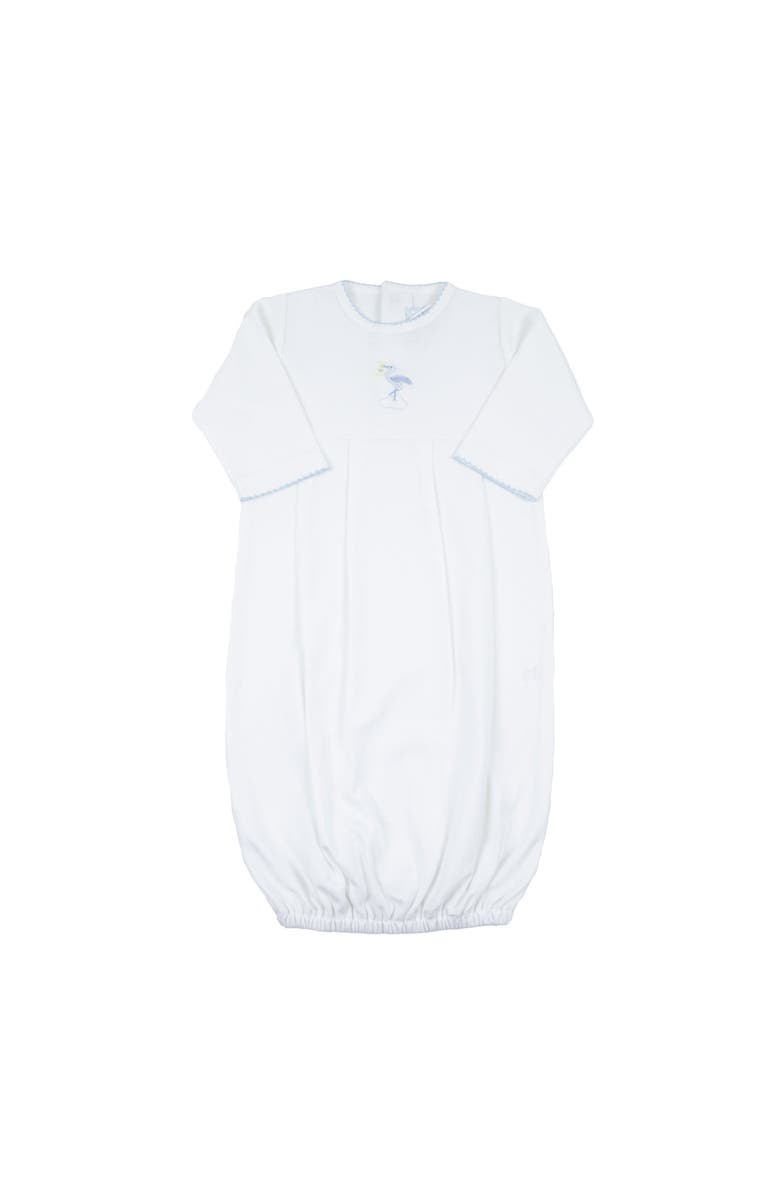 Cuclie Just Delivered Gown, Main, color, White & Blue