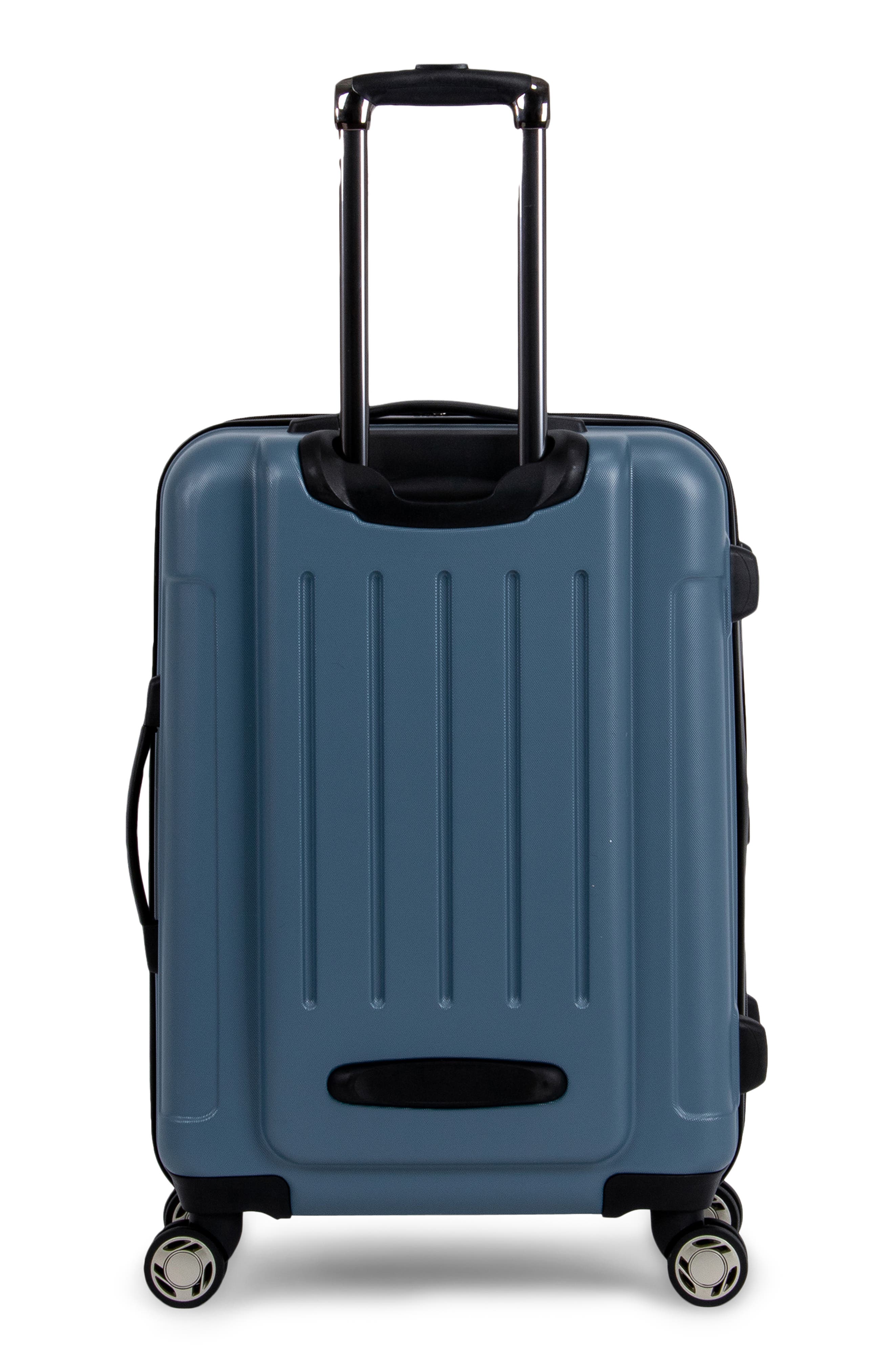 Kenneth Cole Reaction Renegade 24" Lightweight Hardside Expandable Spinner Luggage, Alternate, color, Granite Blue