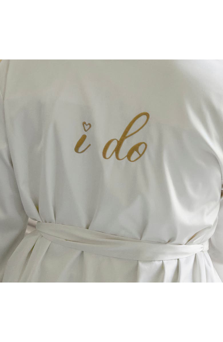 DEARFOAMS I Do Bridal Robe, Alternate, color, Latte