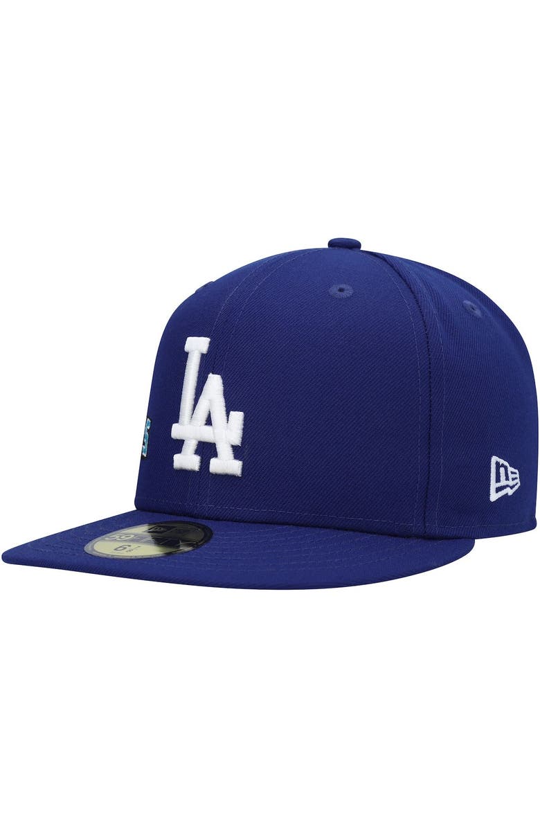 New Era Men's New Era Royal Los Angeles Dodgers Stateview 59FIFTY Fitted Hat, Alternate, color, 