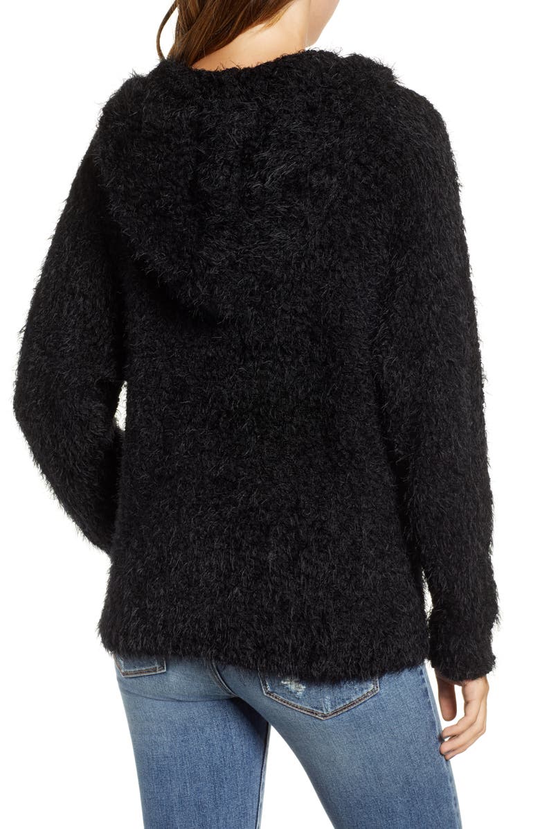 BP. Eyelash Knit Hoodie, Alternate, color, 