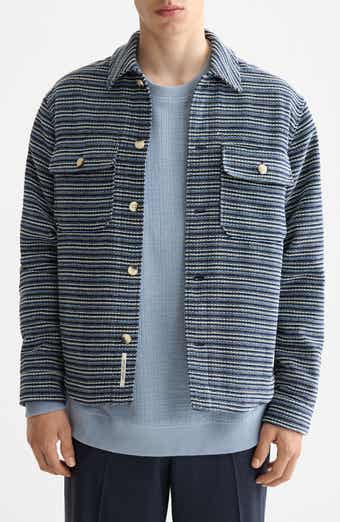 Stripe Structured Overshirt