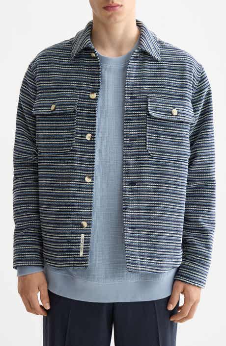 Stripe Structured Overshirt