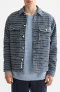 Scotch & Soda Stripe Structured Overshirt