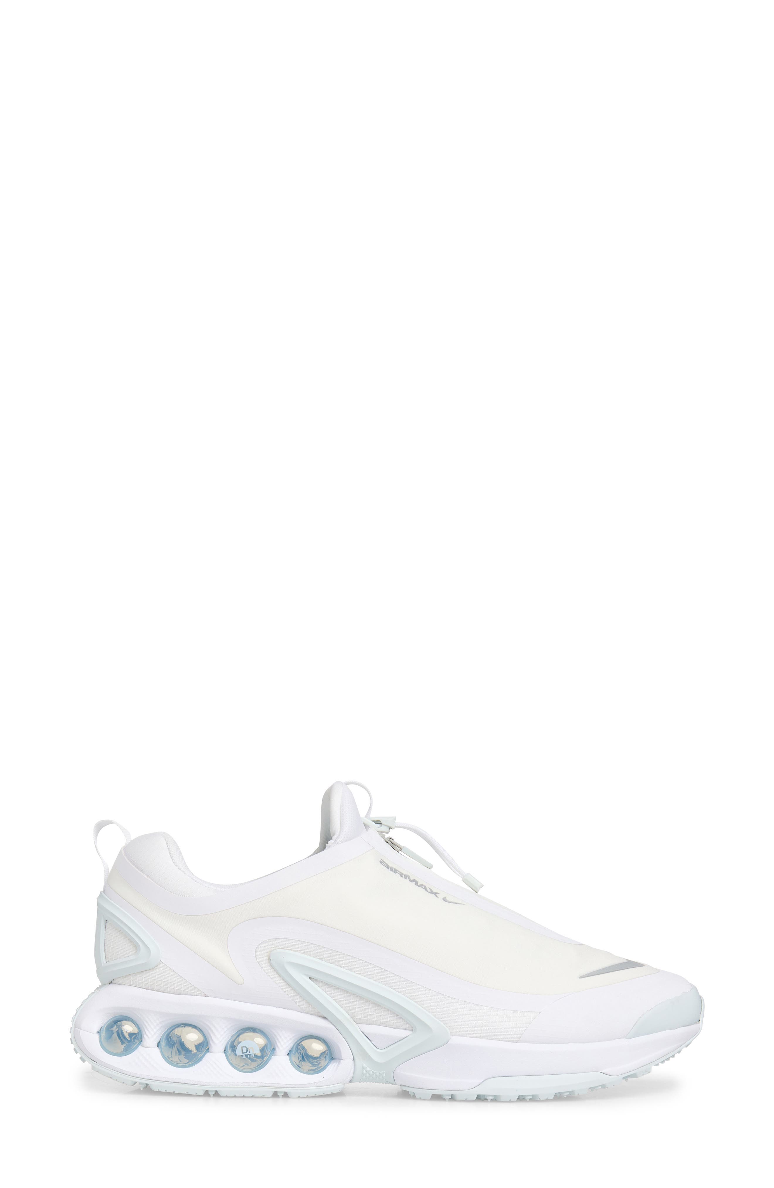 Nike Air Max Dn Roam Waterproof Sneaker, Alternate, color, White/ Silver/ Off White