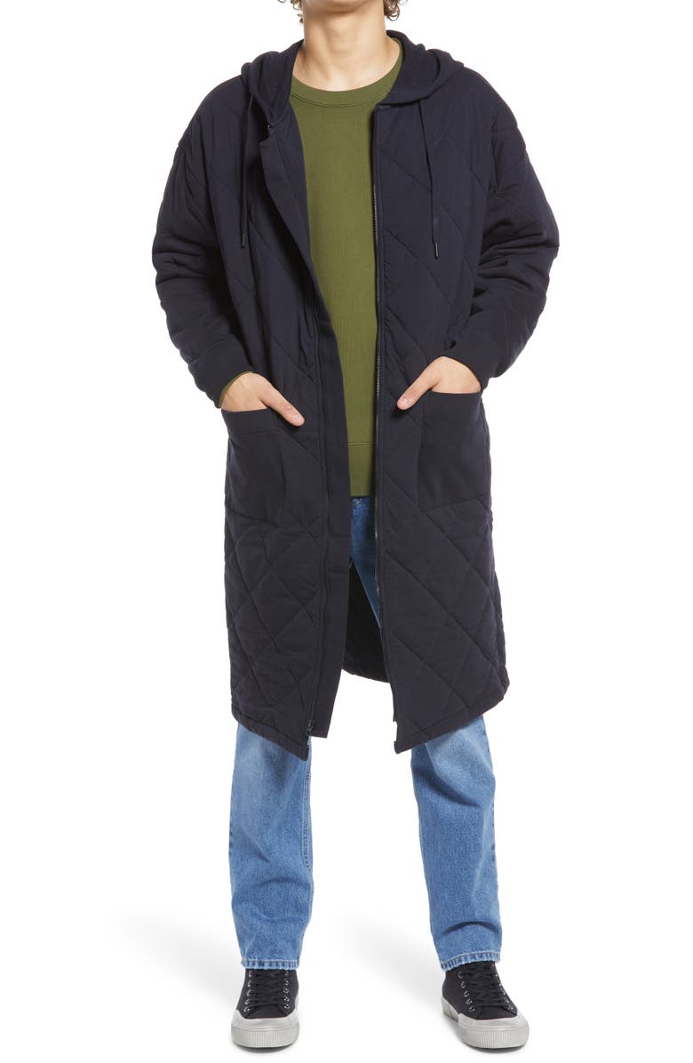 HUMAN NATION Gender Inclusive Legacy Quilted Cotton Coat, Main, color,