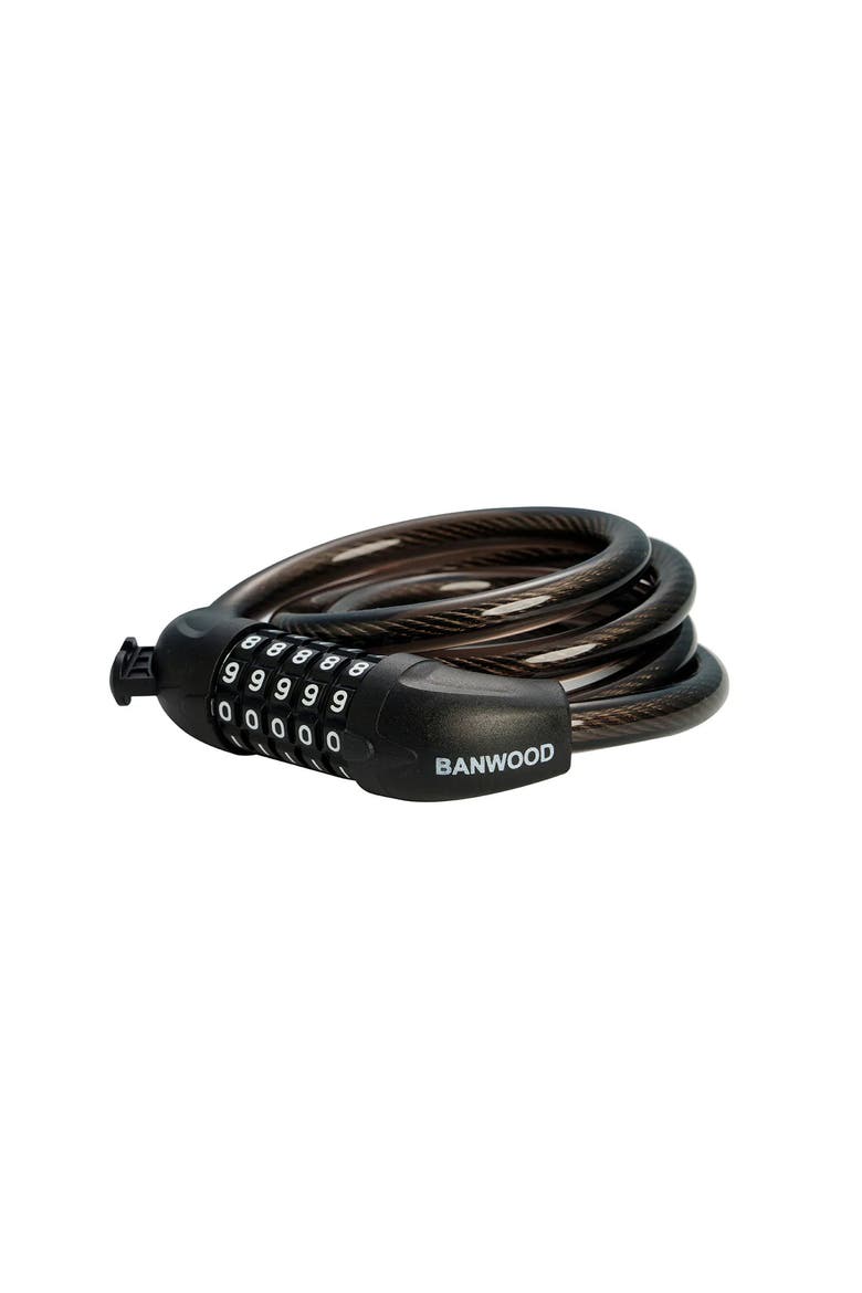 Kids Bike Lock, Main, color, BLACK