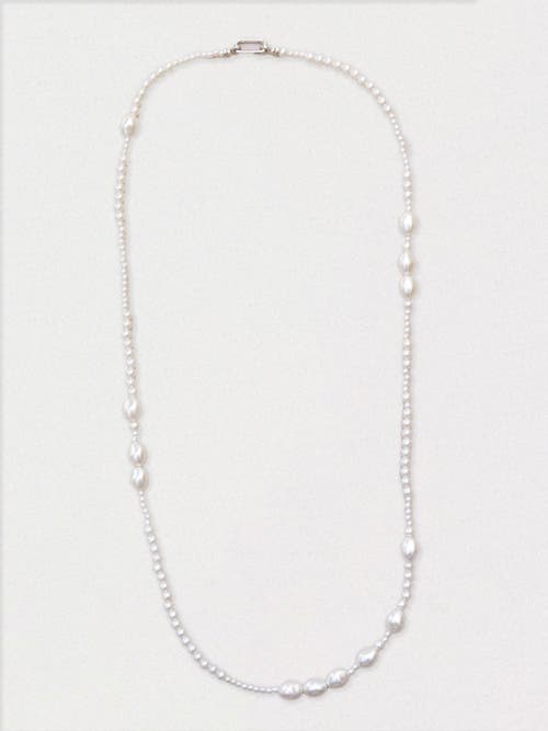 By Lilla Coco Necklace in Pearl at Nordstrom, Size 36