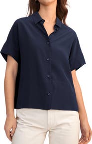 Lilysilk LILYSILK Women's Casual Short Sleeves Loose Silk T-Shirt