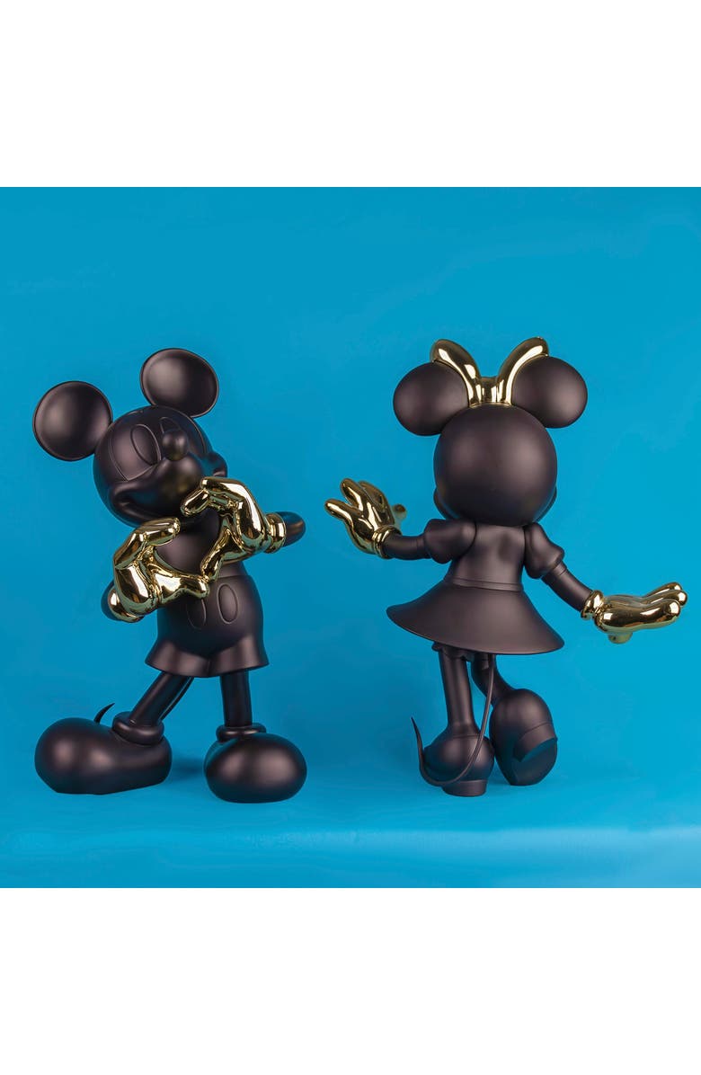 Leblon Delienne Minne Mouse Welcome Figurine, Alternate, color, Black / Gold