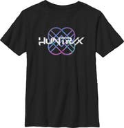 KPop Demon Hunters Boys' Huntrix Holographic Logo T-Shirt