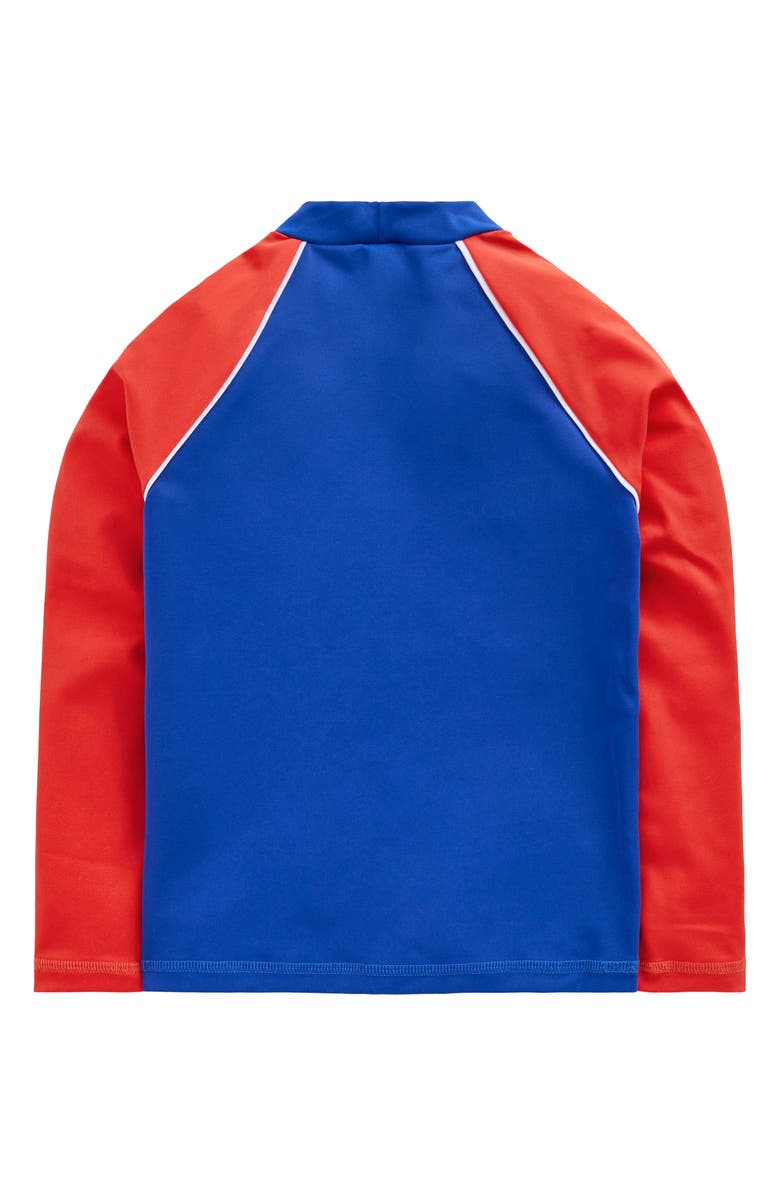 Mini Boden Kids' Sun Safe Colorblock Long Sleeve Rashguard, Alternate, color,