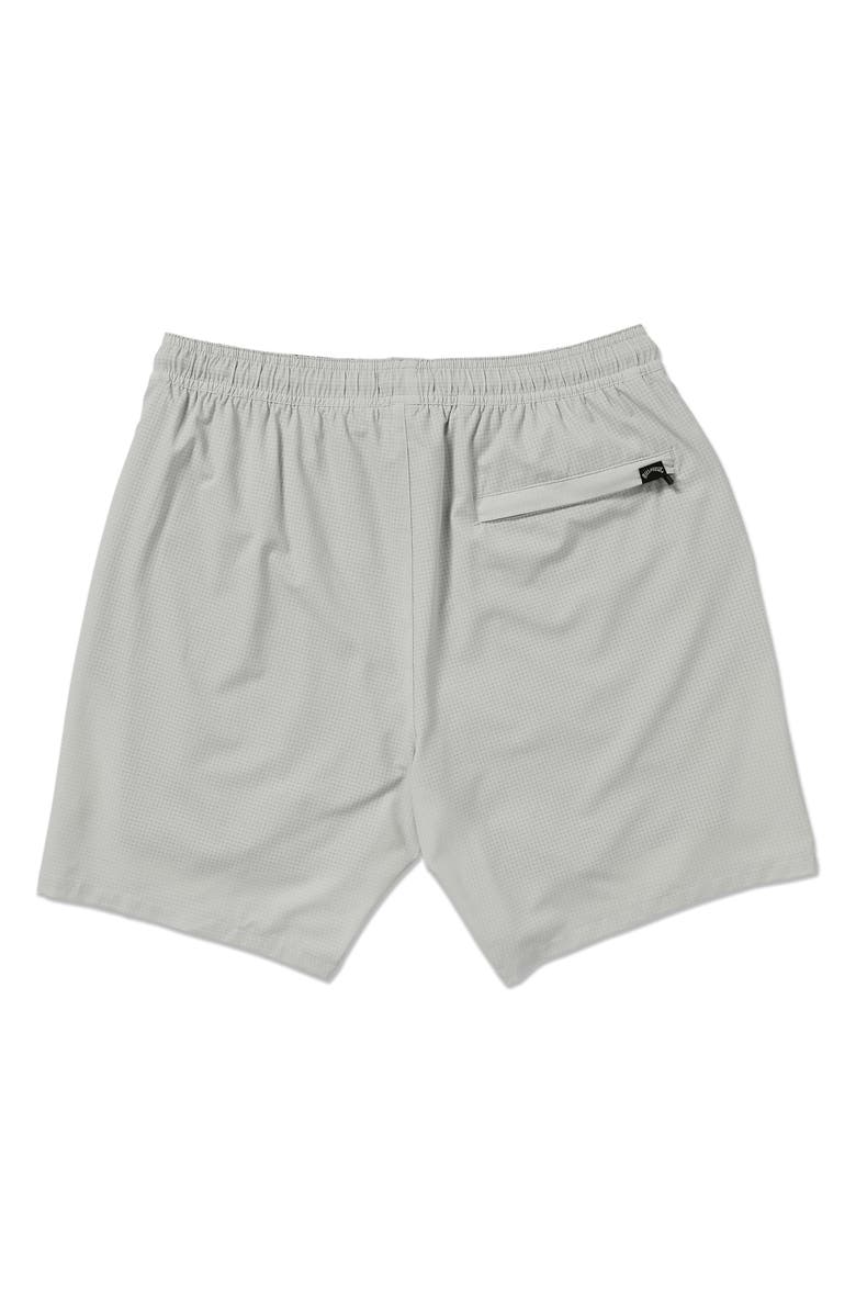 Billabong Surftrek Elastic Waist Shorts, Alternate, color, Silver