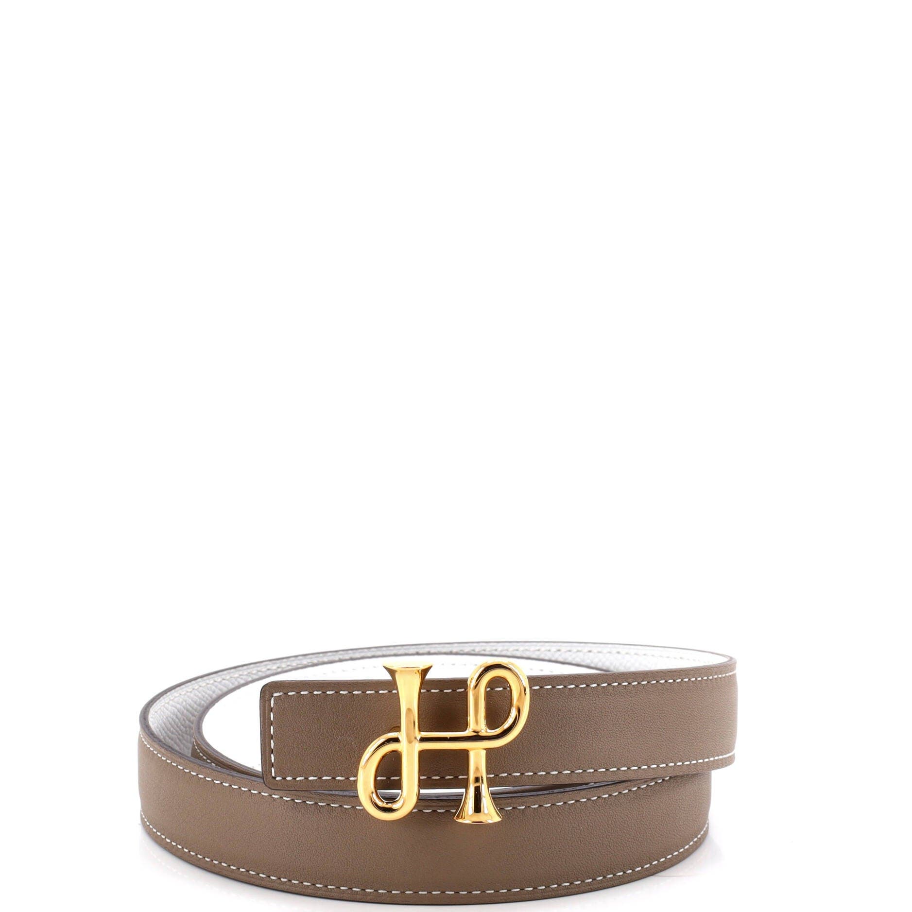 Cor Baroque Reversible Belt Leather Thin, Main, color, White