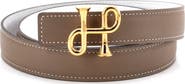 Pre-Owned Hermes Cor Baroque Reversible Belt Leather Thin