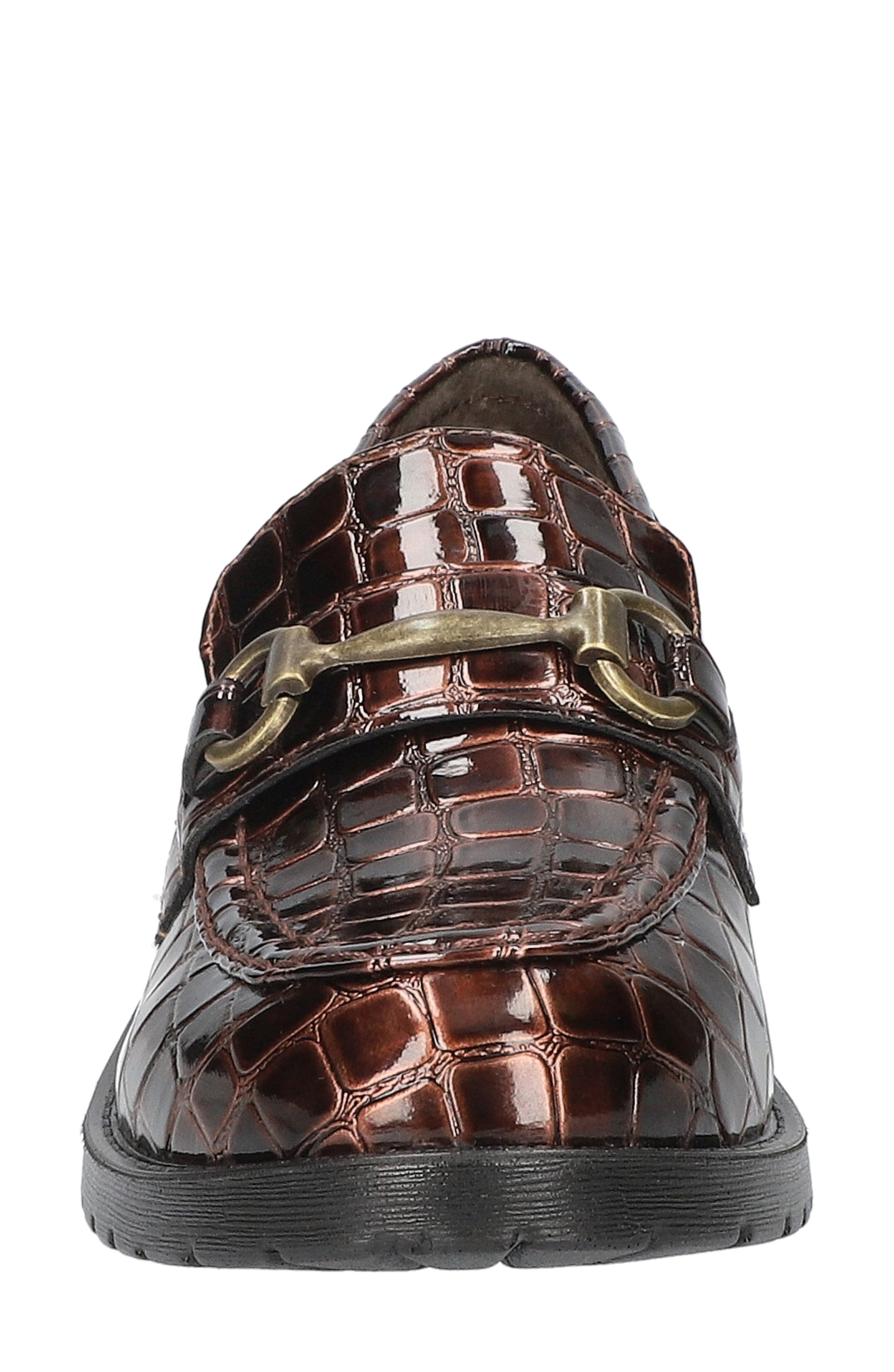Witney Loafer, Alternate, color, BROWN CROCO
