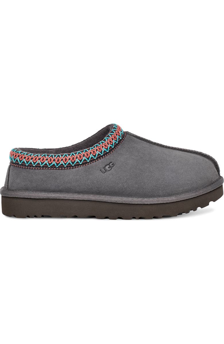 UGG<sup>®</sup> Tasman Slipper, Alternate, color, Dark Grey Suede