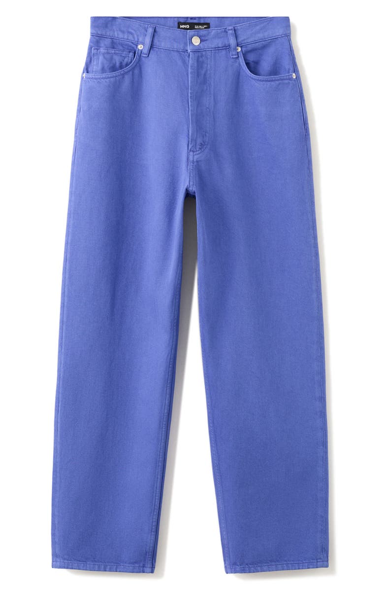 MANGO Featuring Hailey Bieber Mom Fit Jeans, Alternate, color,