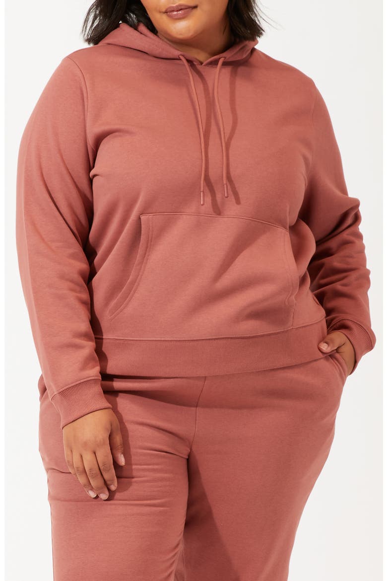 Invincible Fleece Hoodie, Main, color, CINNAMON