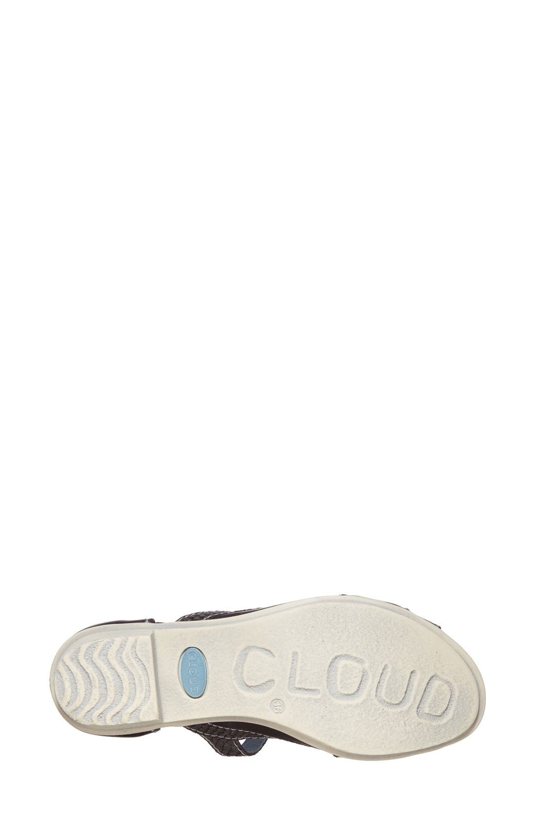 CLOUD 'Pax' Open Toe Leather Sandal, Alternate, color, 