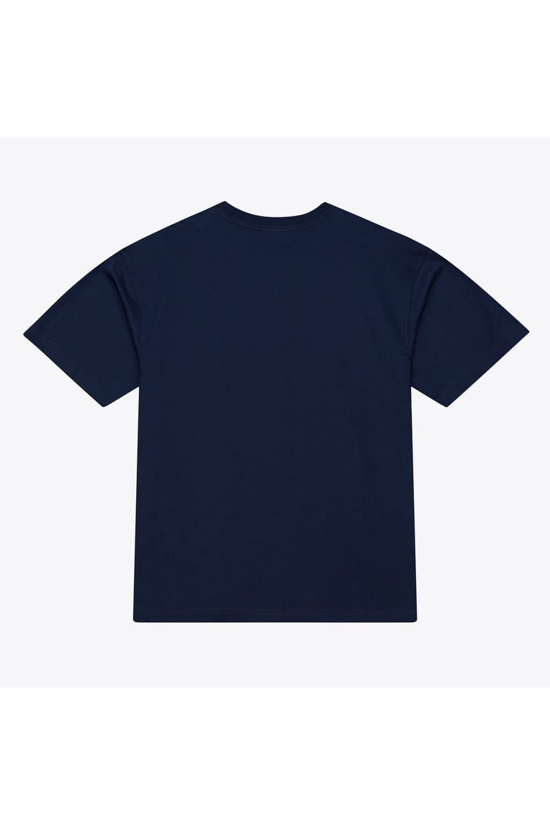 Men's Mitchell & Ness Navy Dallas Mavericks Vintage Wordmark T-Shirt, Alternate, color, Navy