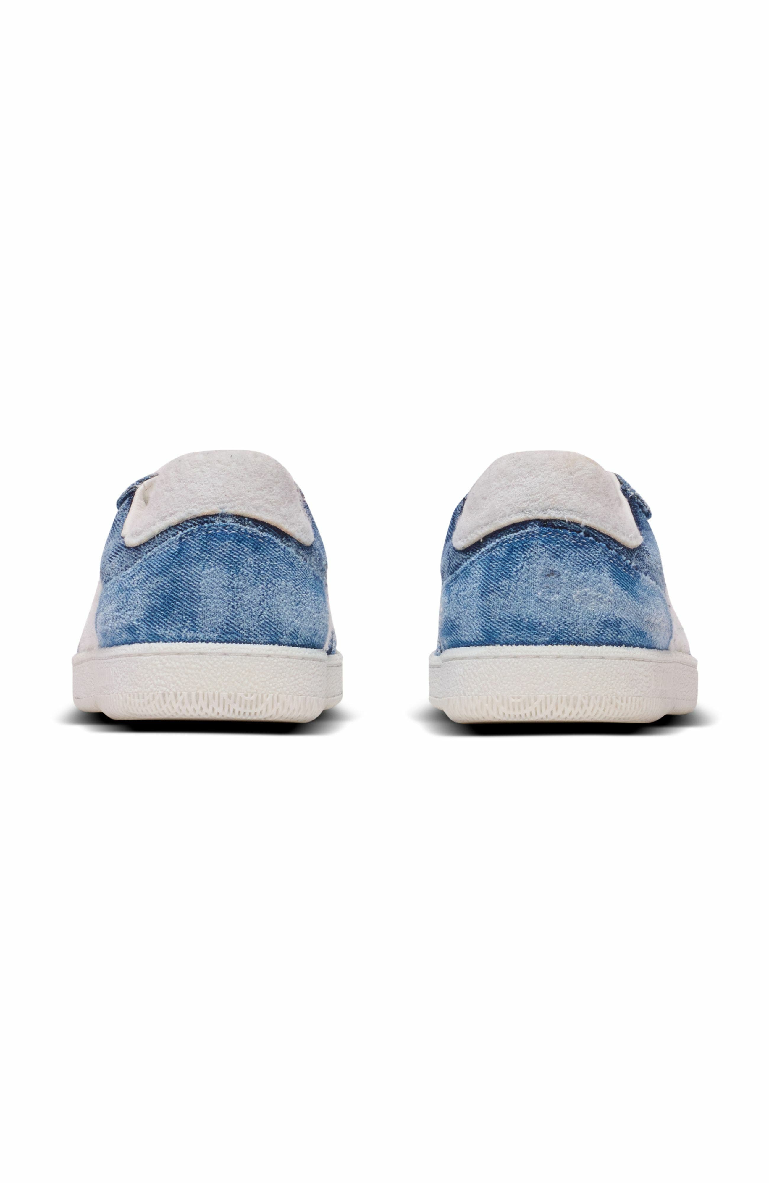 Balmain Denim Balmain Swan Trainers, Alternate, color, 