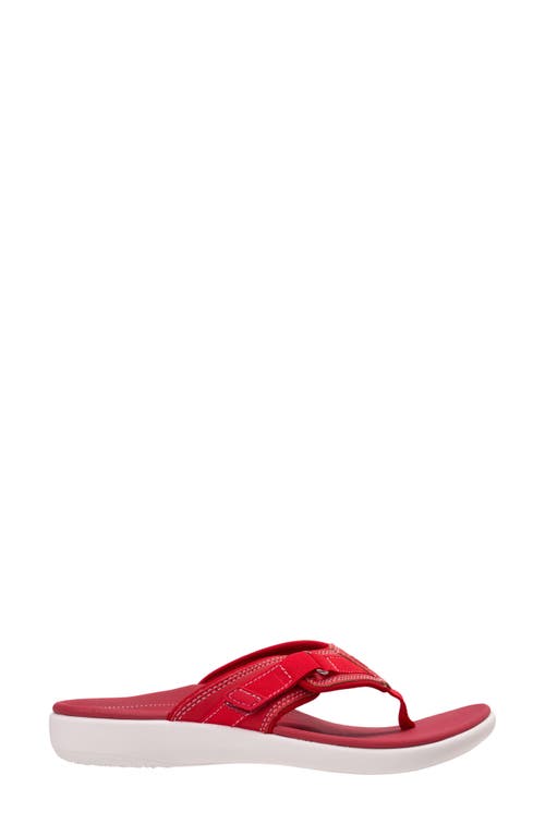 Revitalign Yumi Northfork Flip Flop In Red