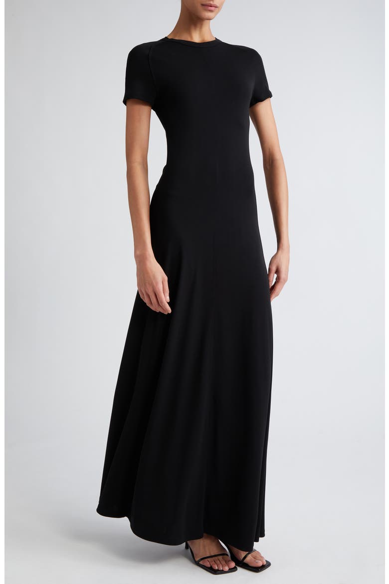 jersey t shirt maxi dress Fluid Jersey Maxi T-Shirt Dress (Women)