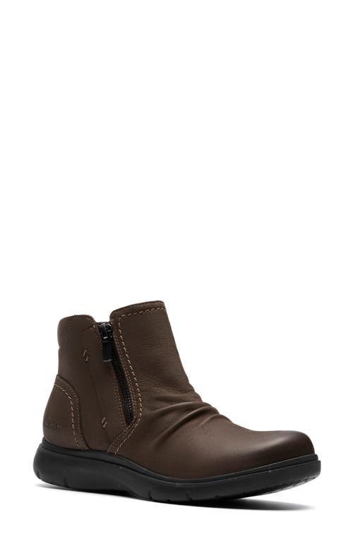 Clarksr Clarks(r) Certina Ruby Ruched Bootie In Brown