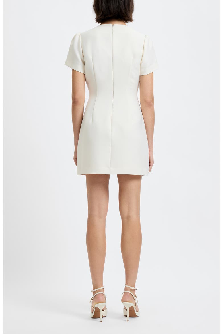 Taffeta Structured Minidress, Alternate, color, 16-PARCHMENT