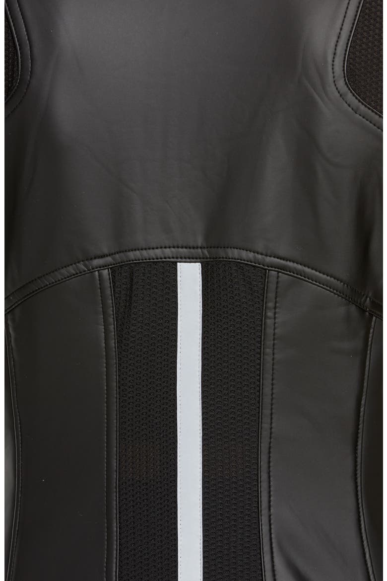Run Moto Water Resistant Bomber Jacket, Alternate, color, BLACK