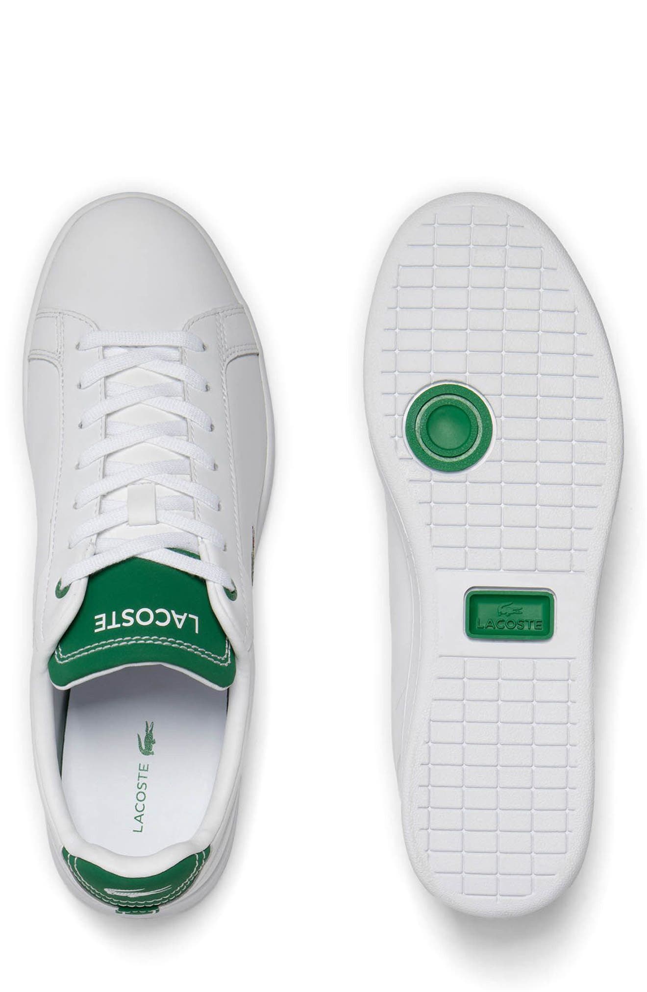 Lacoste Carnaby Pro Sneaker, Alternate, color, White/ Green