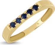 Bony Levy El Mar 18K Gold Gemstone Stackable Ring (Online Trunk Show)