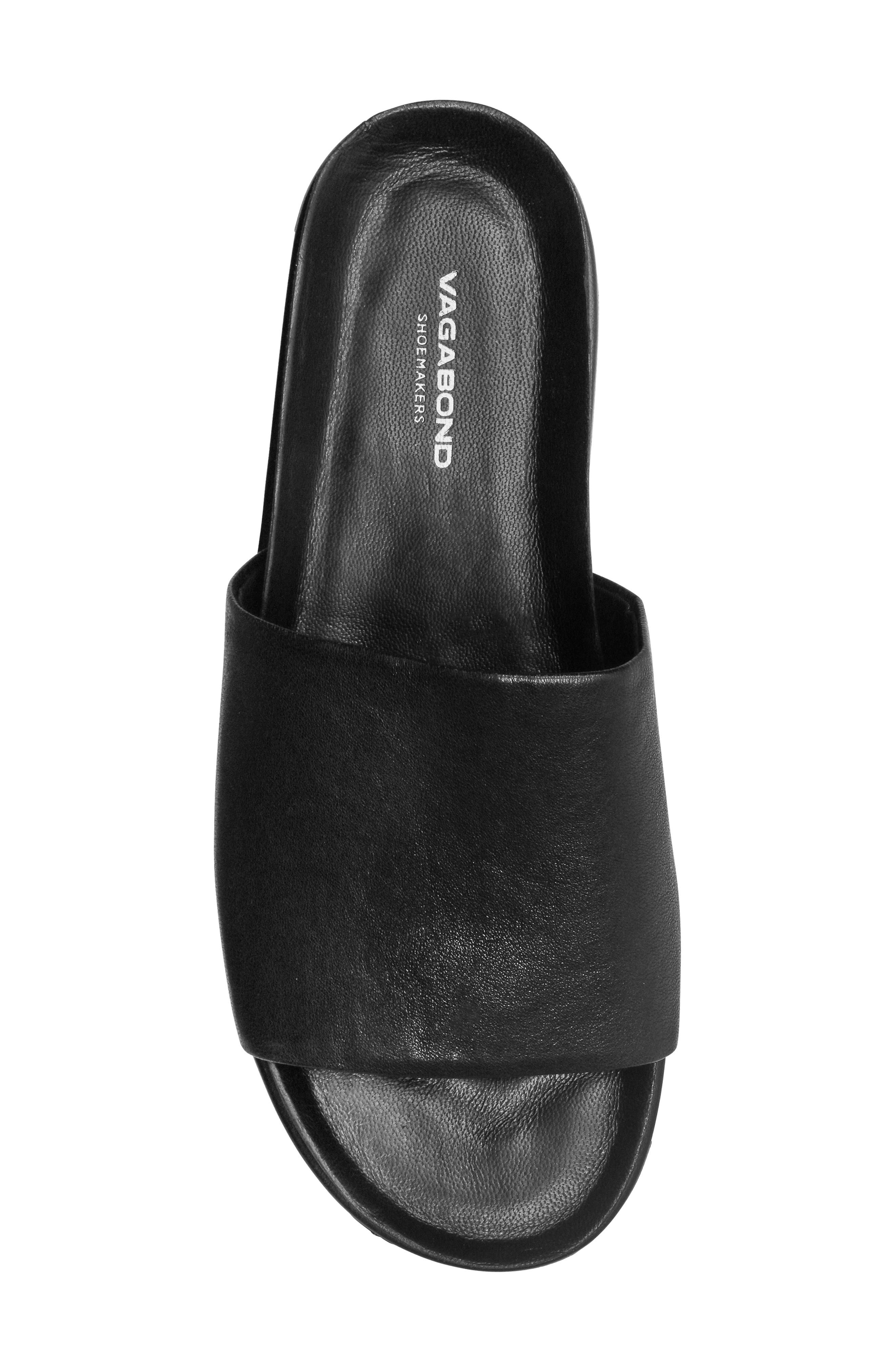 Erin Slide Sandal, Alternate, color, BLACK
