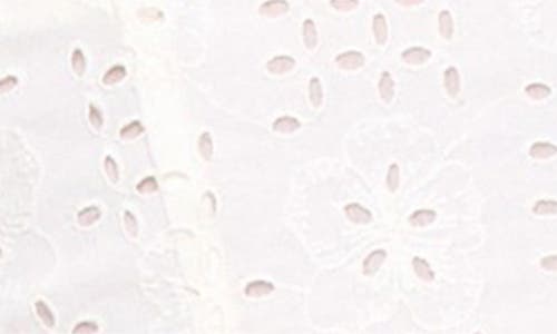 L*space Lspace In Bloom Cotton Eyelet Halter Top