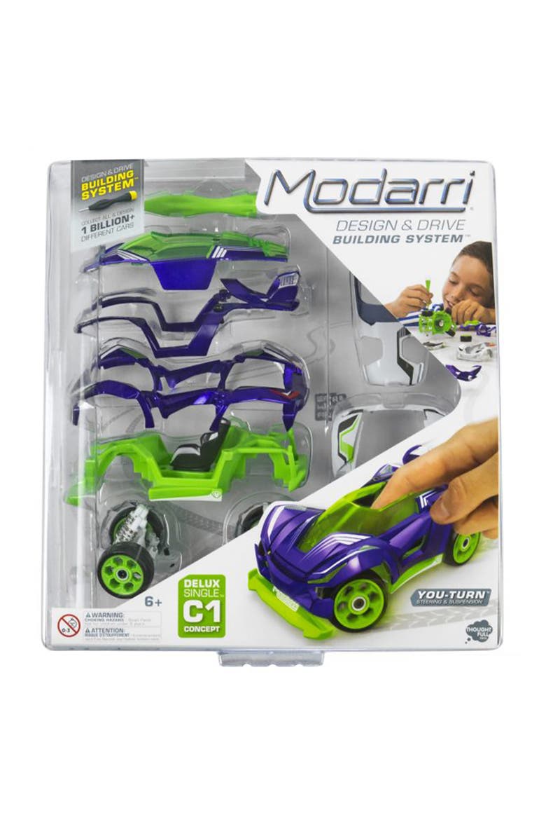 C1 Concept Car Deluxe Single Diy Design and Build Toy Car, Ages 6+, Alternate, color, Multicolored
