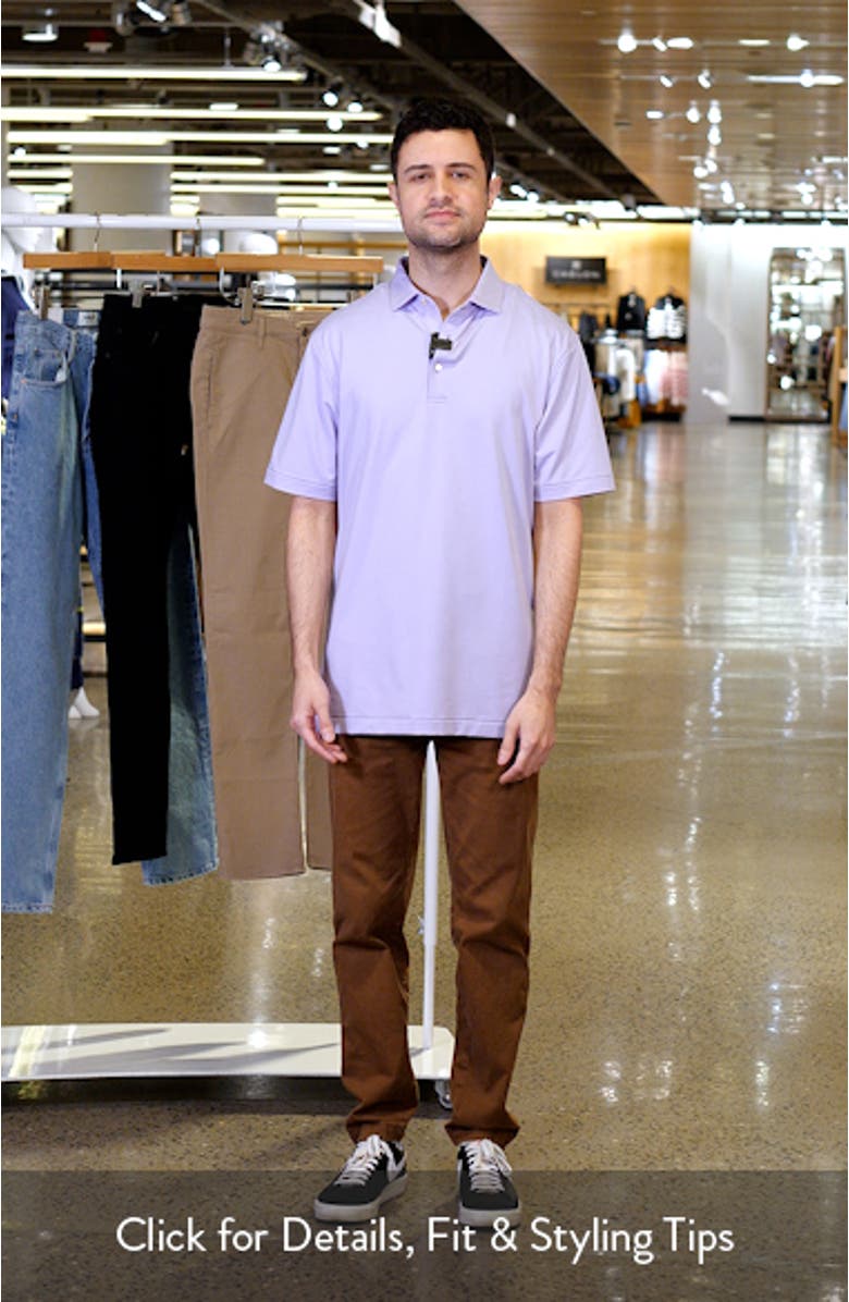 Andover Solid Performance Jersey Polo, sales video thumbnail