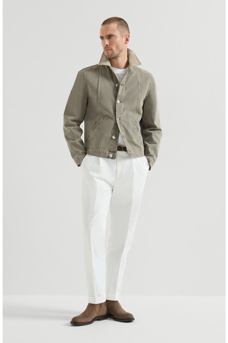 Garment-dyed outerwear jacket, Alternate, color, Military