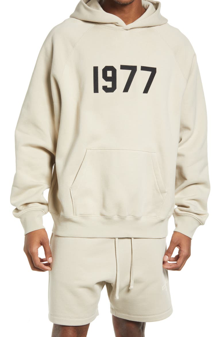 Essentials Cotton Blend Hoodie, Main, color, WHEAT