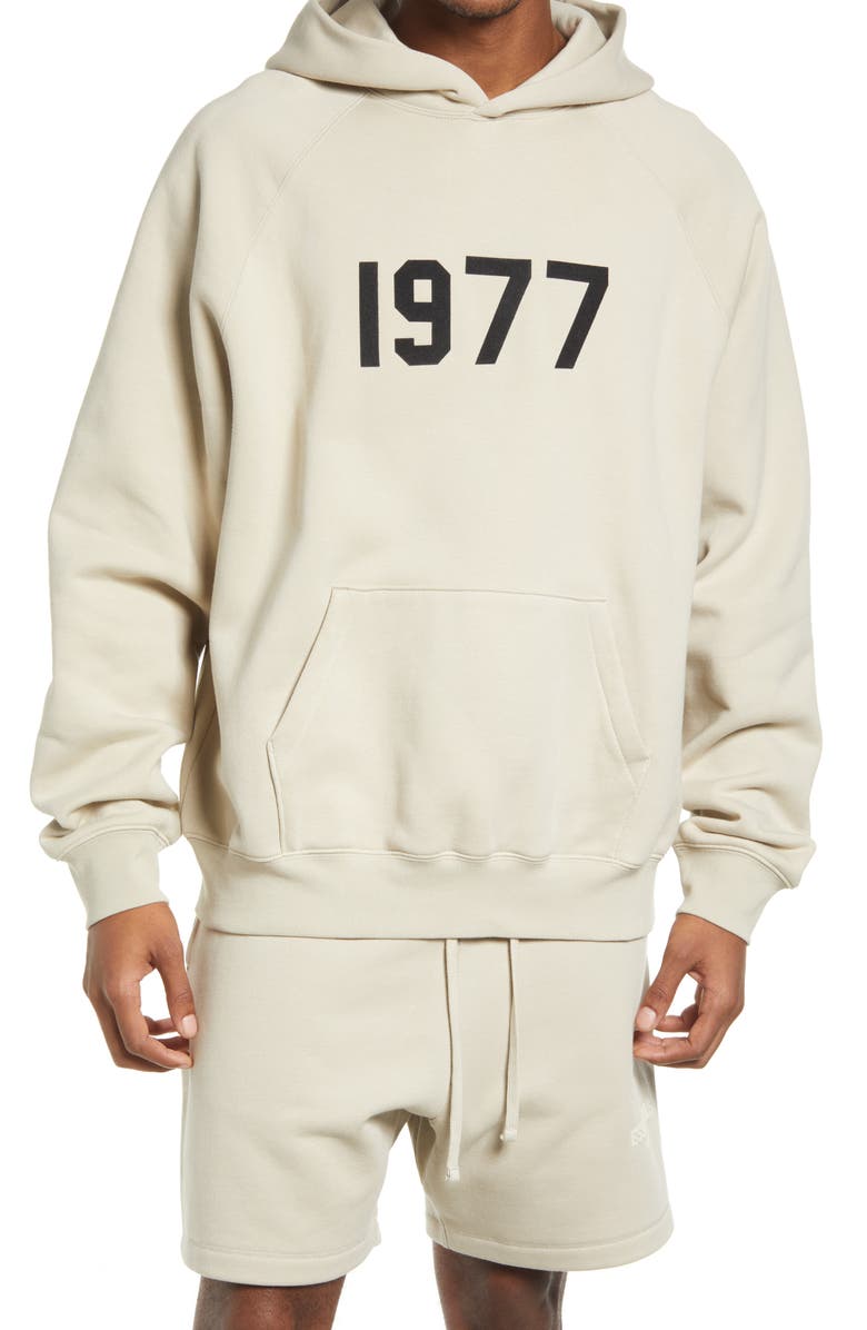 Fear of God Essentials Essentials Cotton Blend Hoodie, Main, color, 