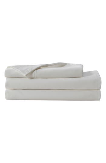 Verlee Cotton Sateen Sheet Set In White