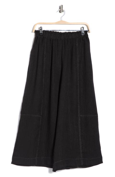 Top Stitch Gaucho Pants