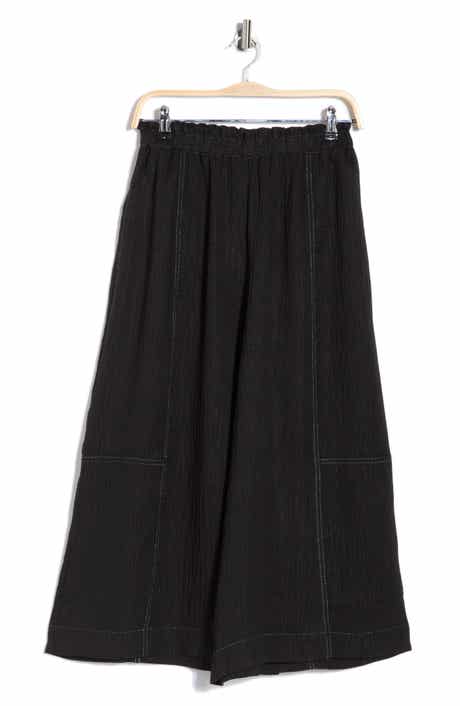 MAX STUDIO Top Stitch Gaucho Pants