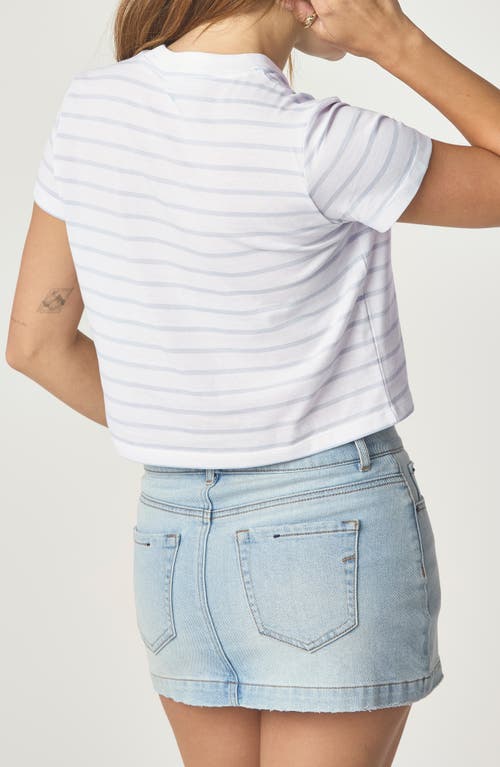 Florence By Mills Stripe Core T-shirt In White