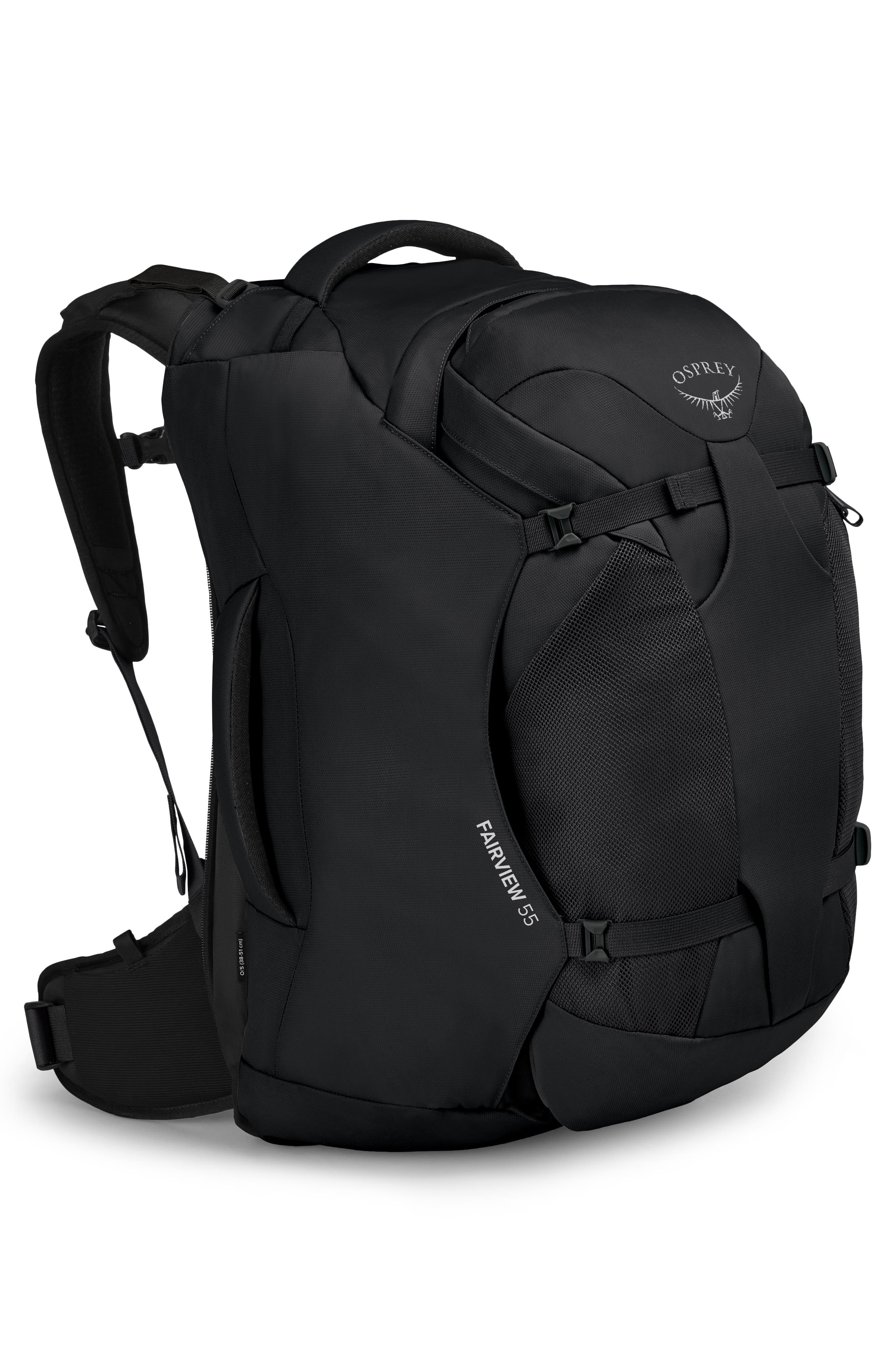 Osprey Fairview 55-Liter Travel Backpack, Alternate, color, Black