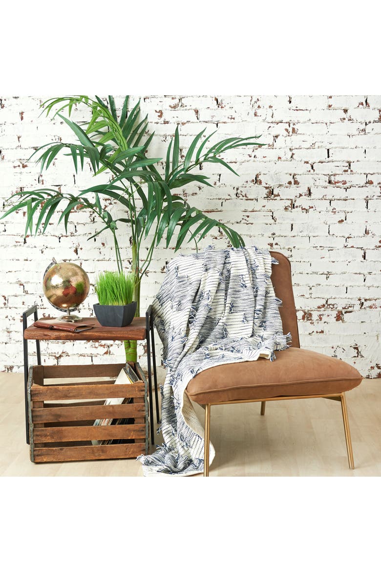 Griffin Accent Throw Blanket, Alternate, color, Blue