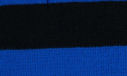 Nike Chunky Stripe Peak Beanie In Blue