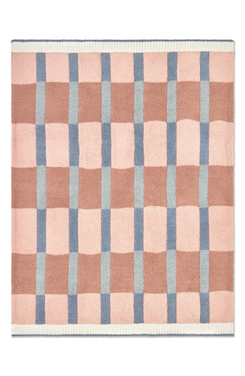 Barefoot Dreams<sup>®</sup> CozyChic<sup>®</sup> Colorful Check Stroller Blanket, Alternate, color, Sunray Multi